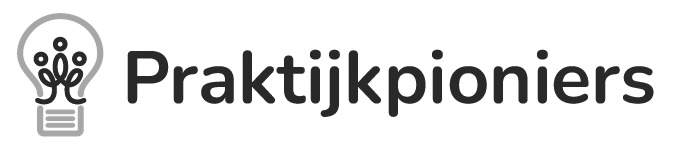 Logo van Praktijkpioniers in zwart-wit